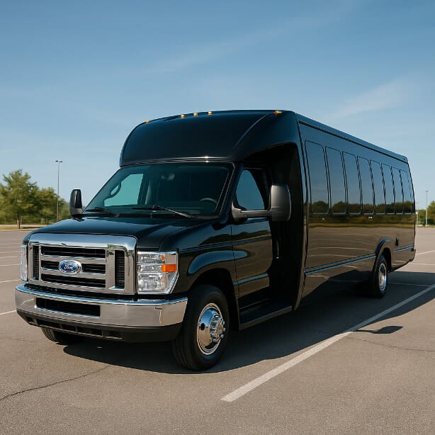 Irving Shuttle Bus Rentals 18 Passenger Shuttle Bus