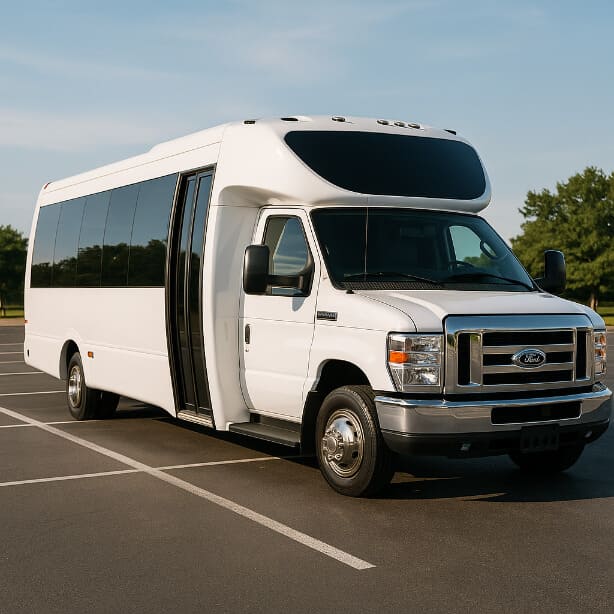 Irving Shuttle Bus Rentals 20 Passenger Shuttle Bus