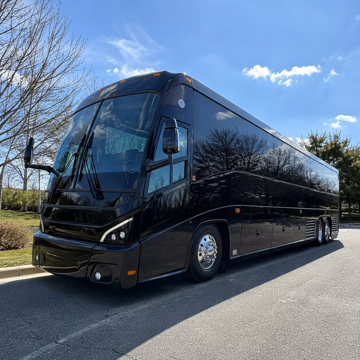 irving bus rental service area