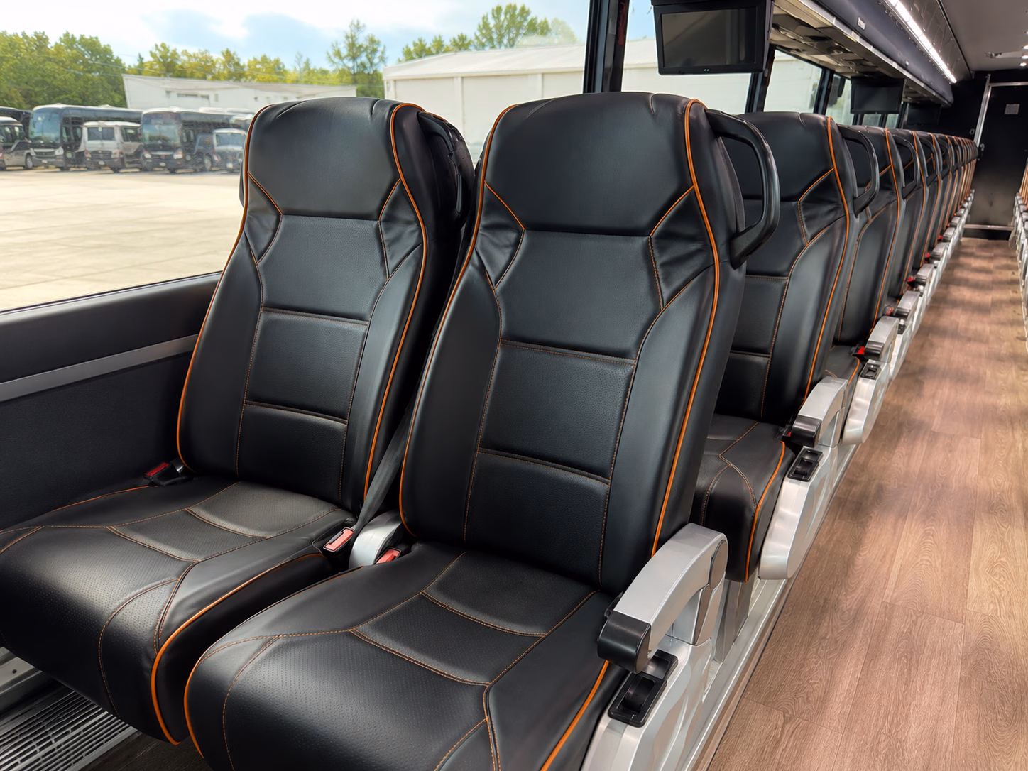 irving construction and film crew shuttle buses