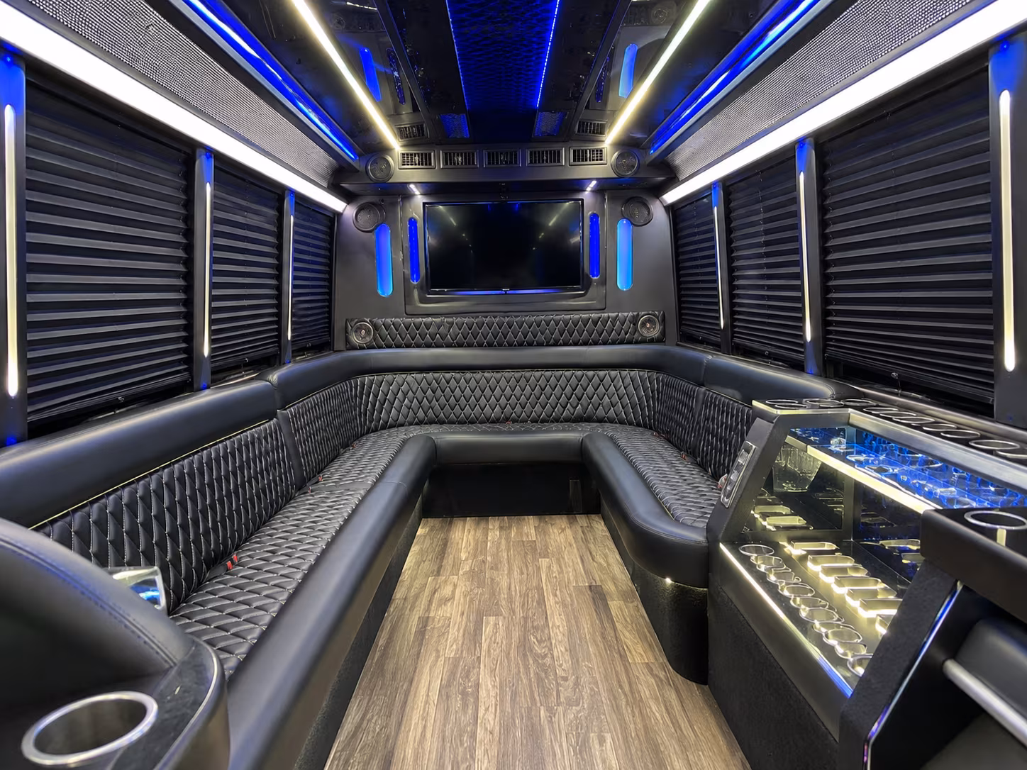 irving corporate retreat shuttle bus rentals
